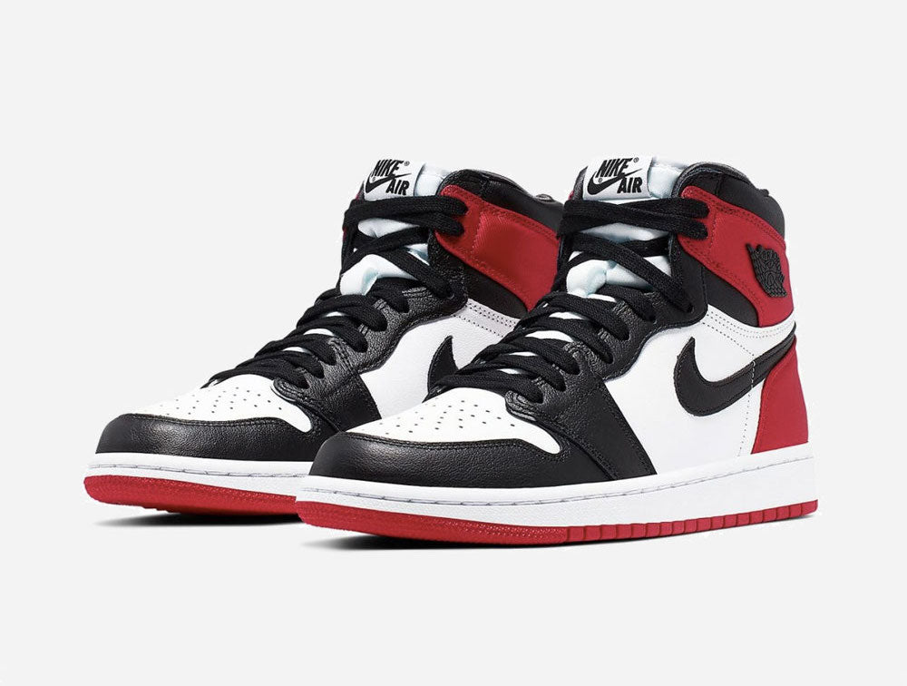 Jordan 1 satin black toe raffles Clearance