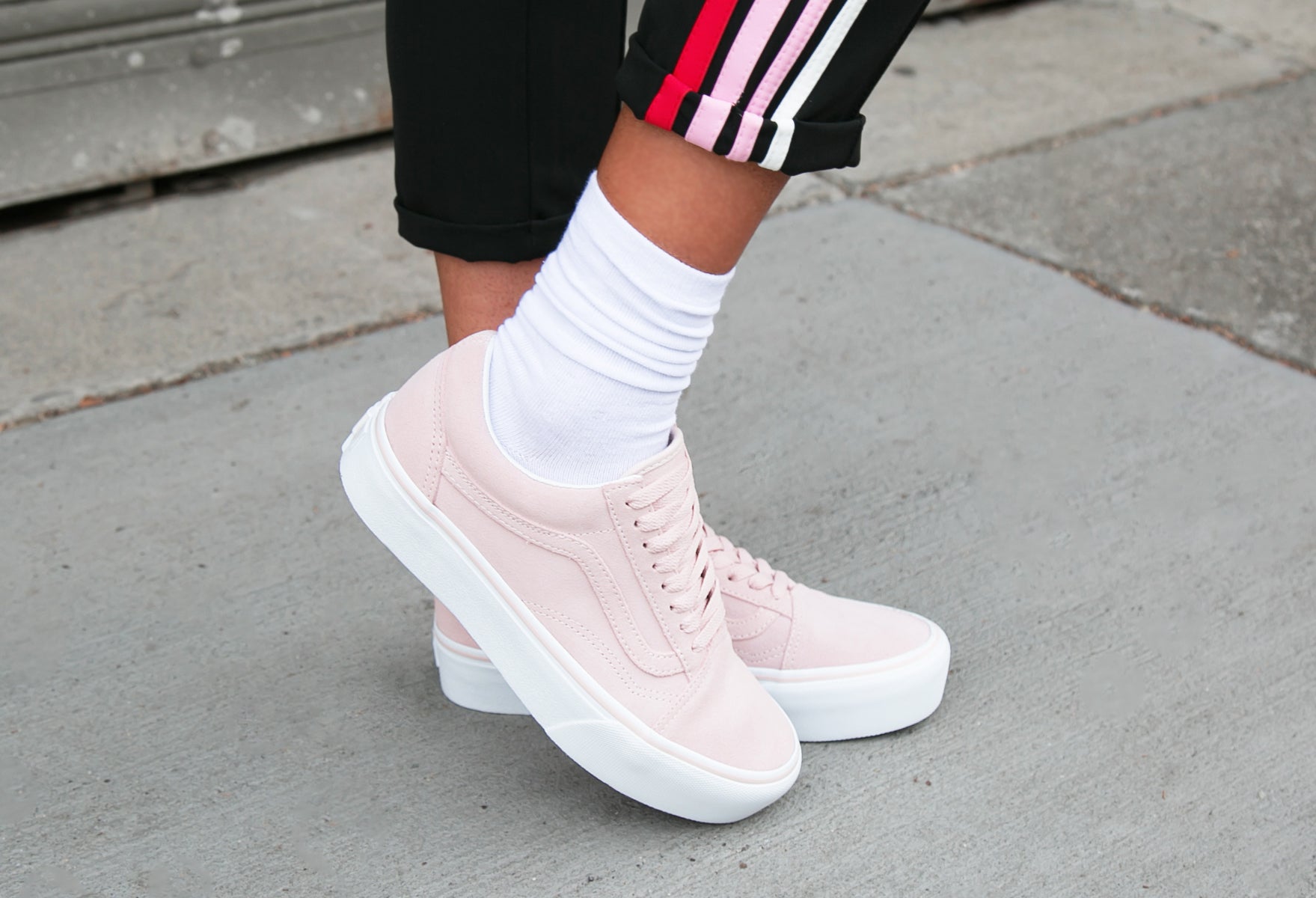Sepia rose vans old skool Clearance
