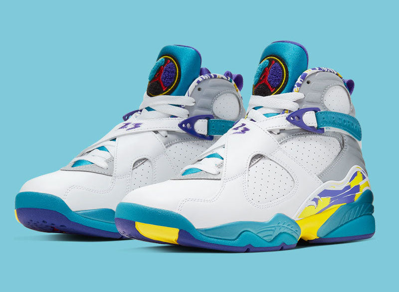 Nike Air Jordan 8 Retro 'White Aqua' | July 12 | SNEAKER RELEASES