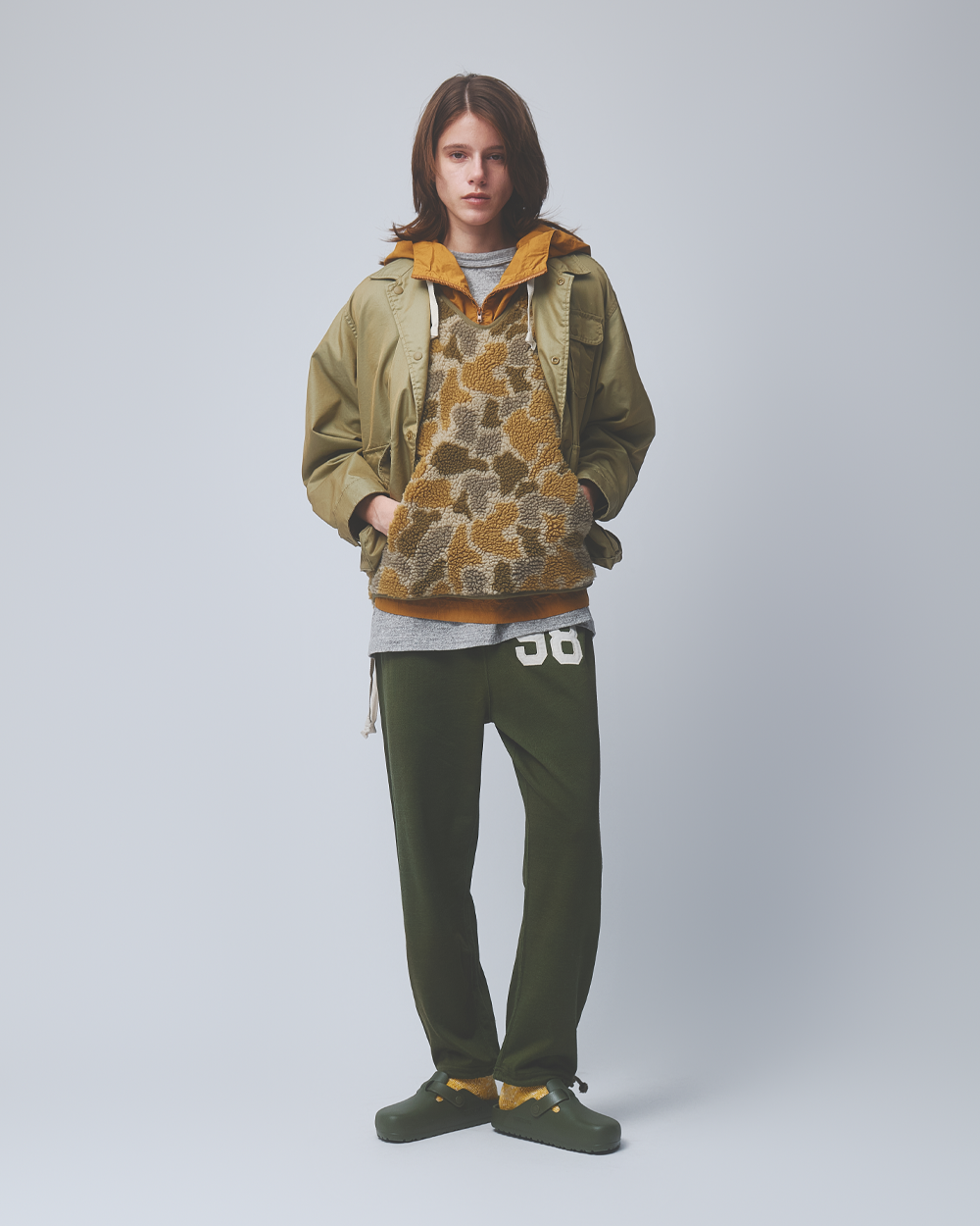 Beams Boy Chambray Gaberdine Fishing Jacket Beige 1318-0412-120-2088
Beams Boy Side Button Anorak Blouse Mustard 1318-0411-452-5718
Beams Boy O. Boy Jacquared Boa Pullover Beige 1306-0230-652-2088