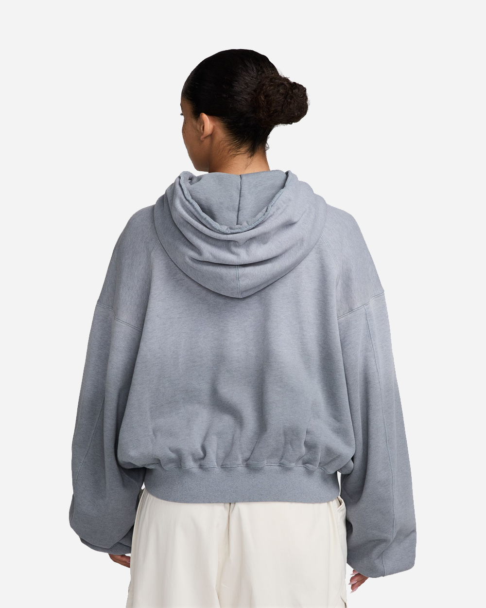 Nike Studio Fleece Hoodie Cool Grey Heather IM6092-064