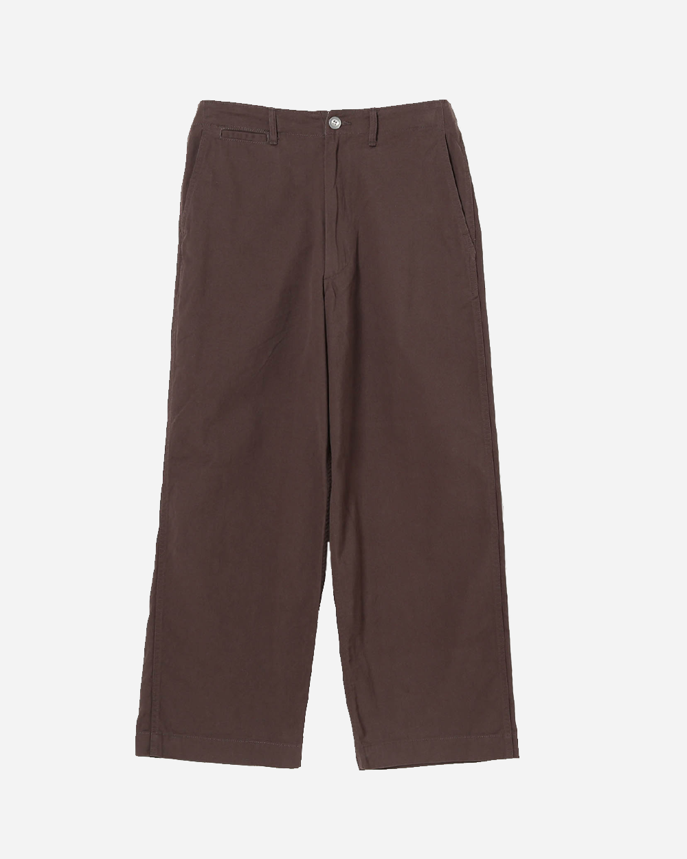 Beams Boy Wide Chino Pants Brown 1324-0489-791-2816