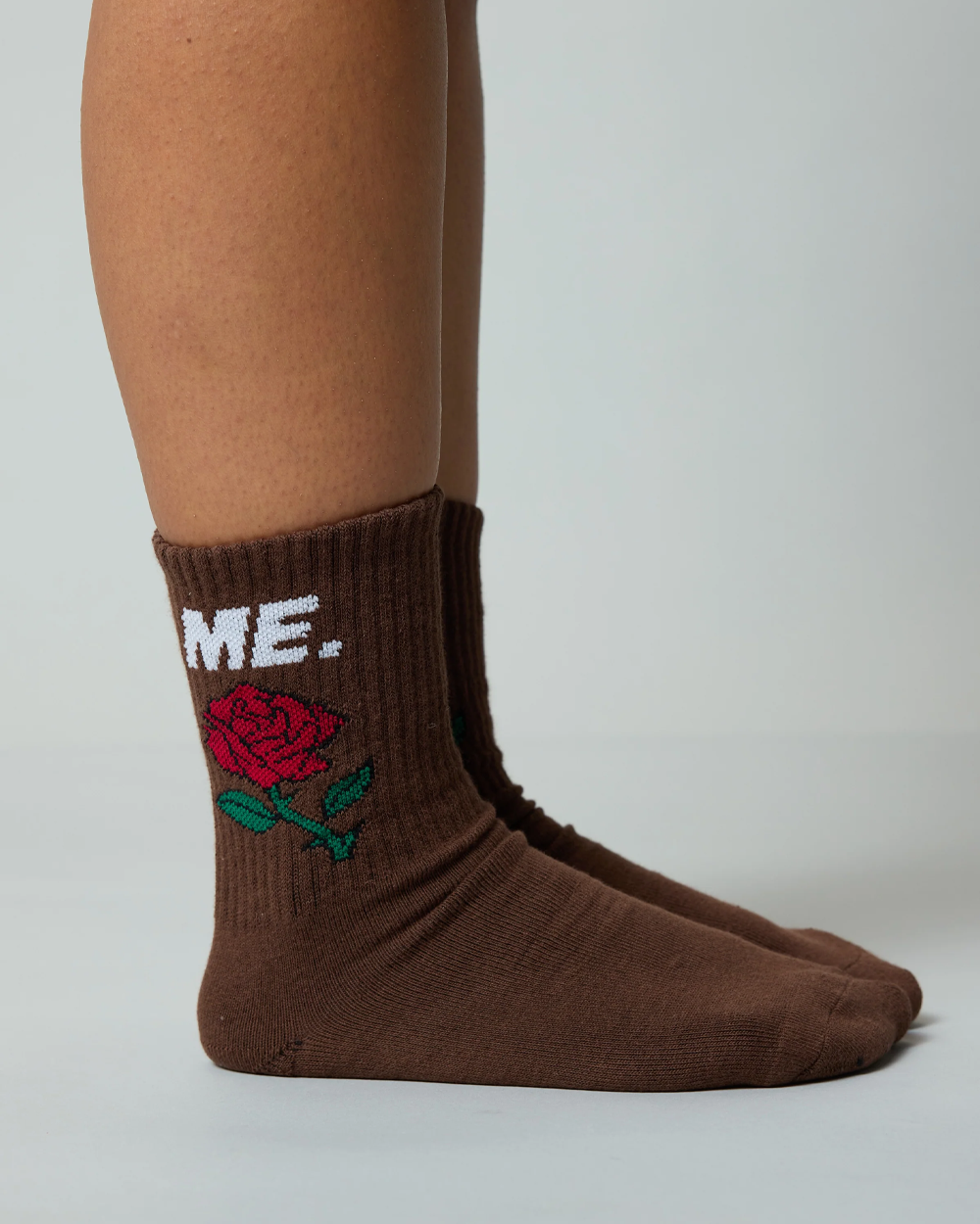 Melody Ehsani ME. Rose Socks Walnut MEW253KS1018WALNUT