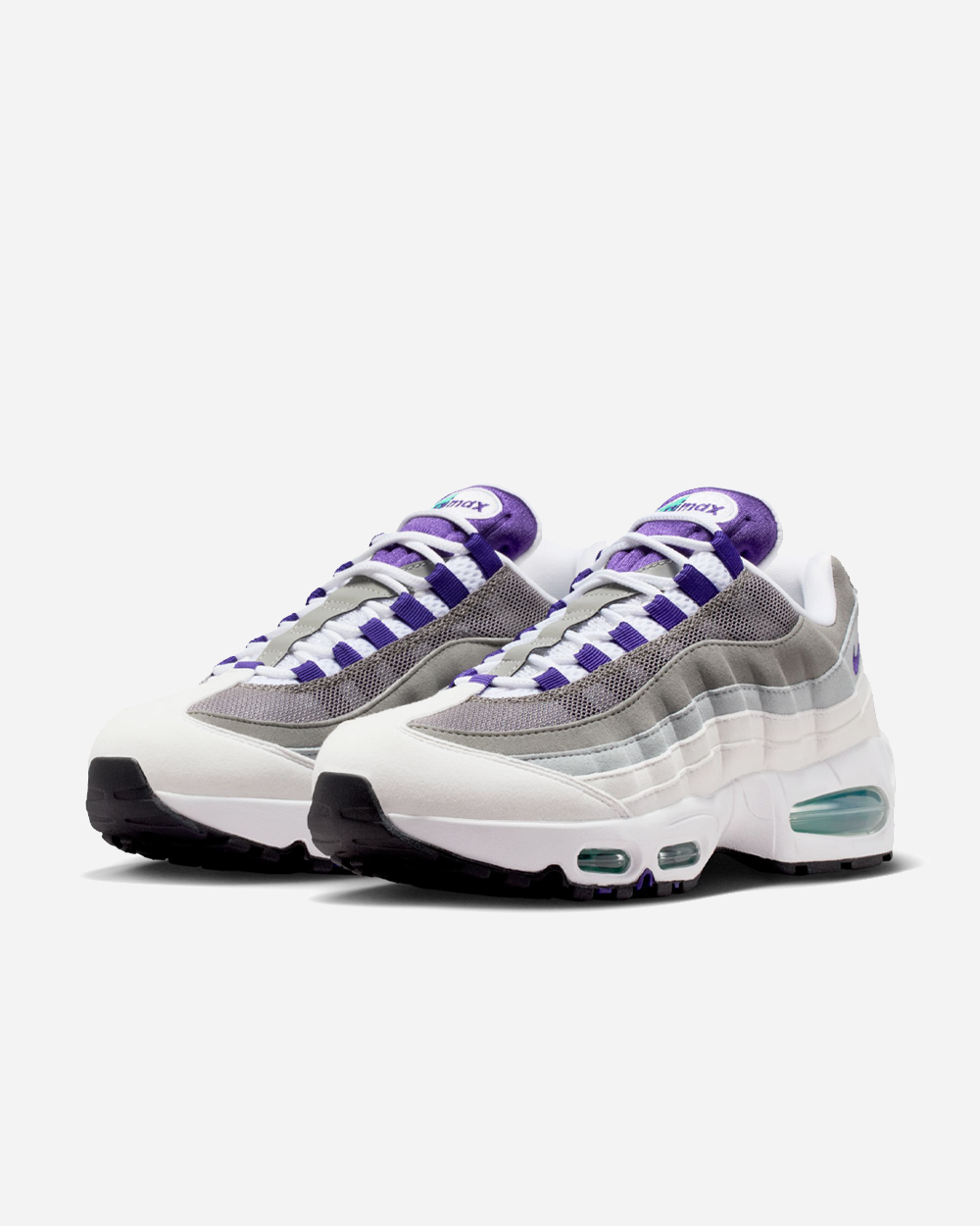 Nike Air Max 95 OG "Grape" White/Court Purple/Emerald Green HJ5996-100