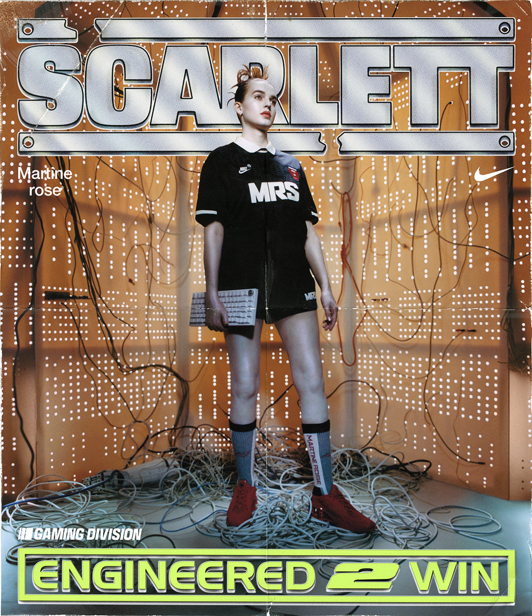 Martine Rose x Nike Sport Shorts Black/White HM9025-010