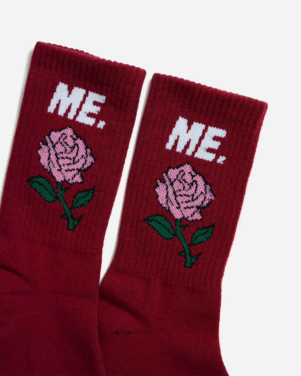 Melody Ehsani ME. Rose Socks Burgundy MEW253KS1017BURG