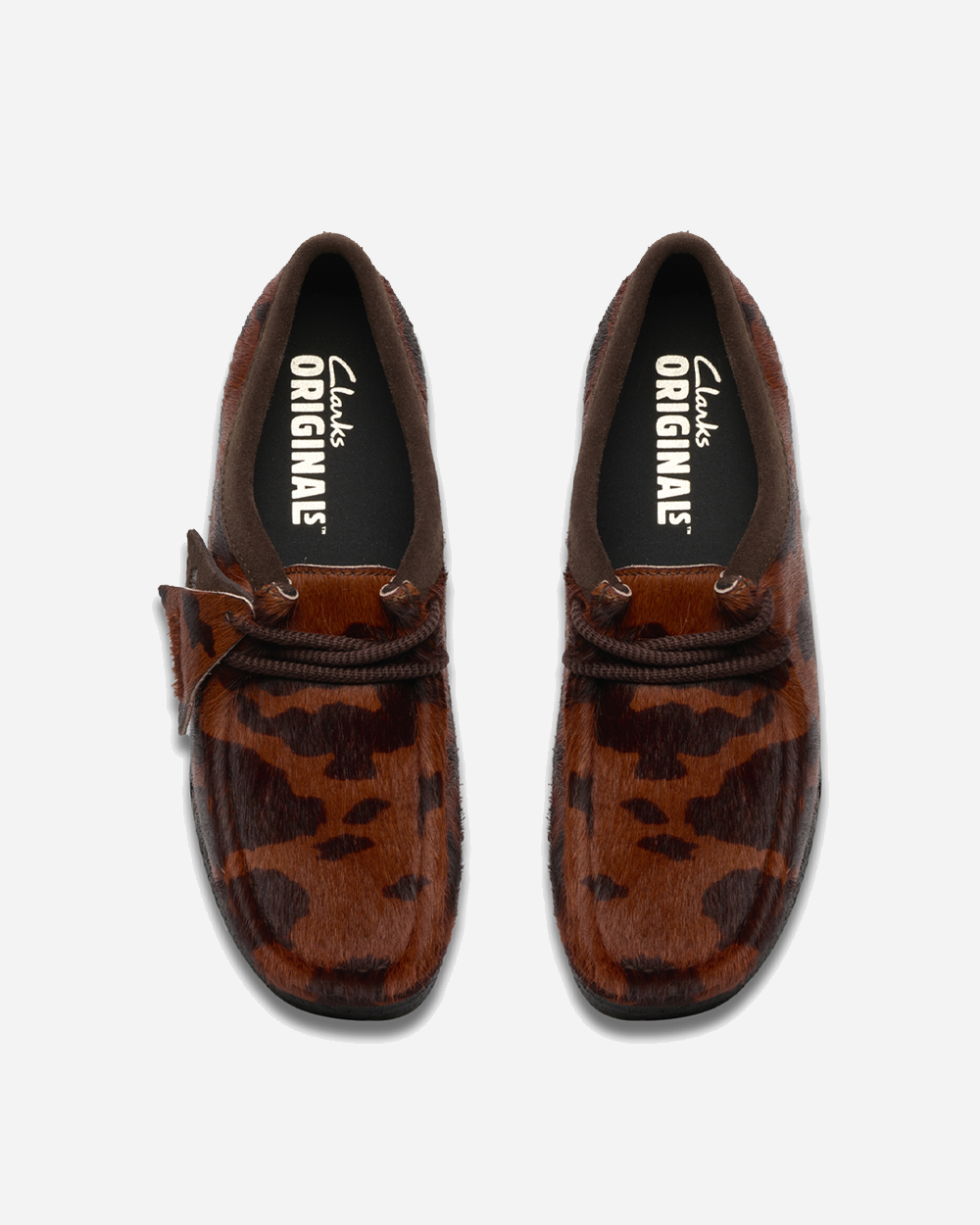 Clarks Originals Wallabee Brown Cow Print 26183072