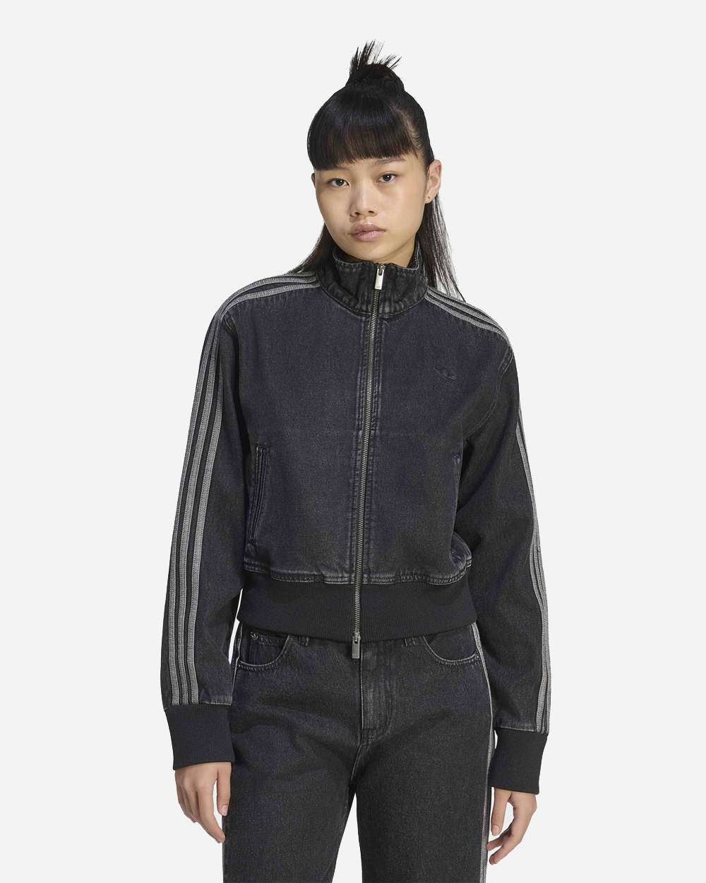 adidas Originals Firebird Track Top Denim True Black IB6917