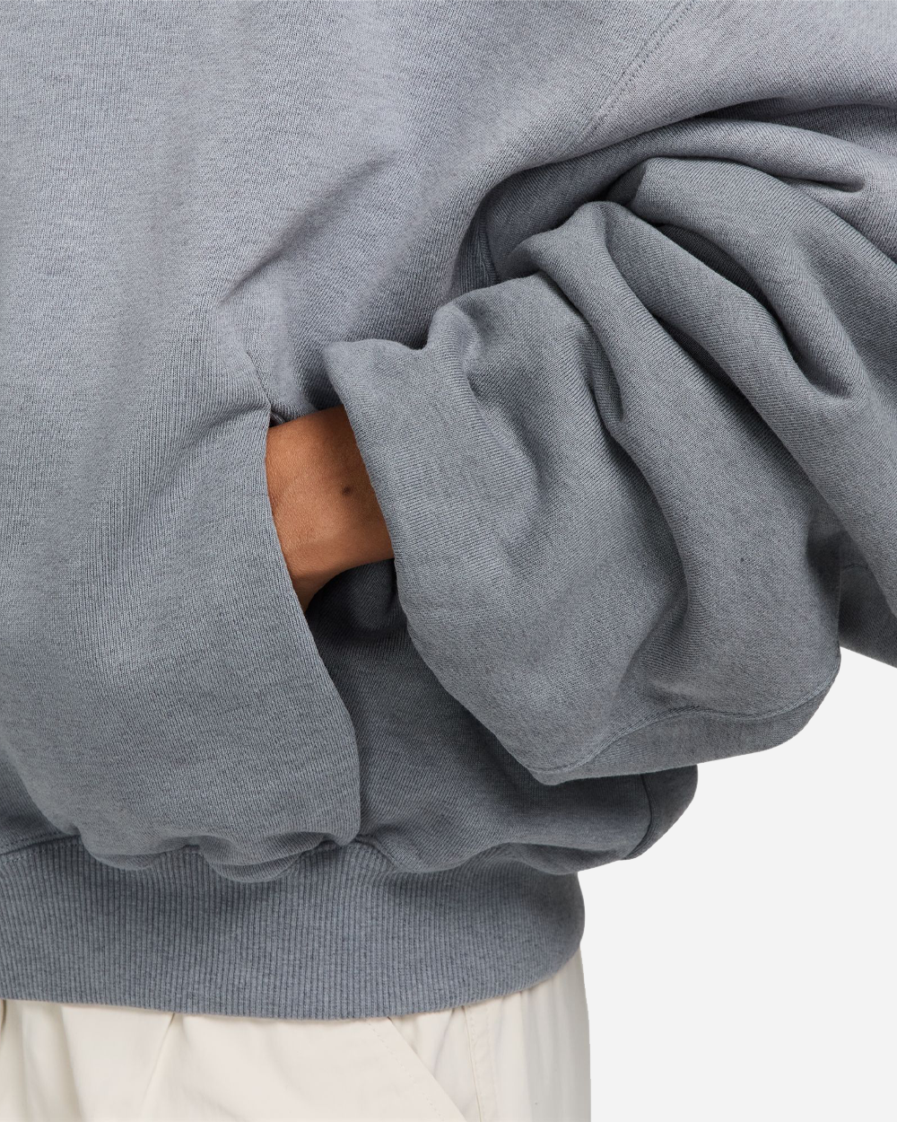 Nike Studio Fleece Hoodie Cool Grey Heather IM6092-064