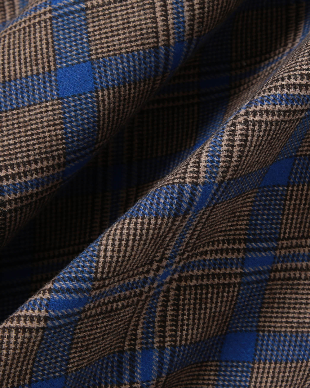 Beams Boy Check Long A-Line Skirt Brown 1327-0144-803-2818