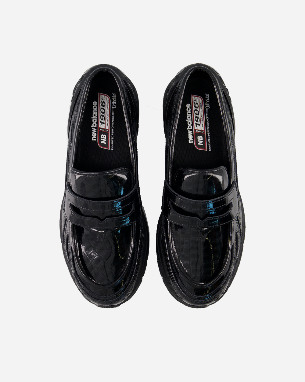 New Balance U1906LCR Croc Patent Leather Black U1906LCR
