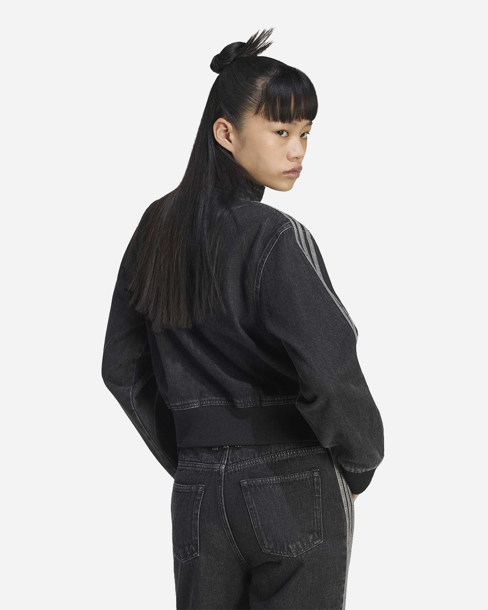 adidas Originals Firebird Track Top Denim True Black IB6917