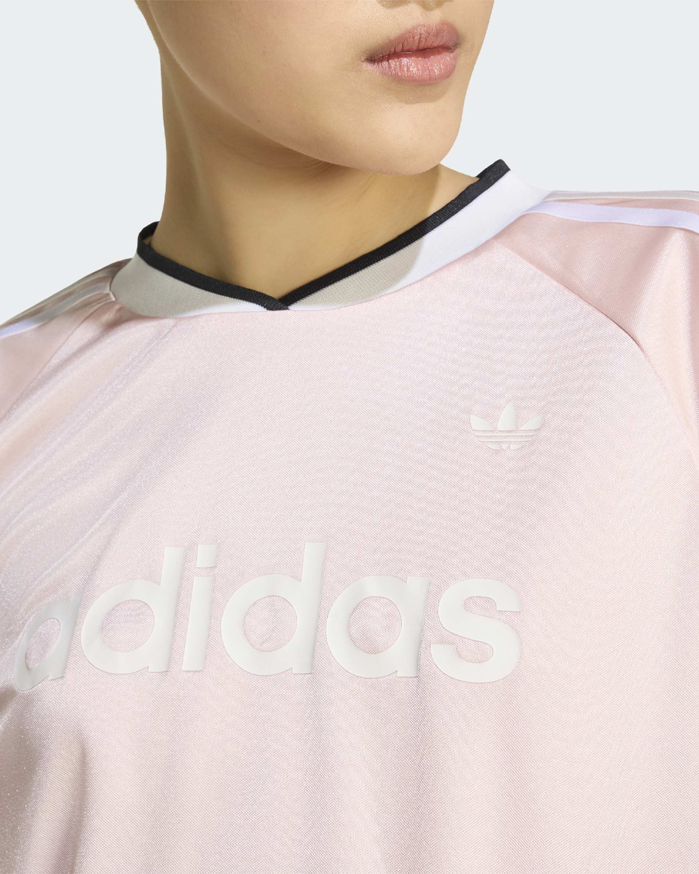 adidas Originals Lace Long Sleeve Jersey Sand Pink KC6433