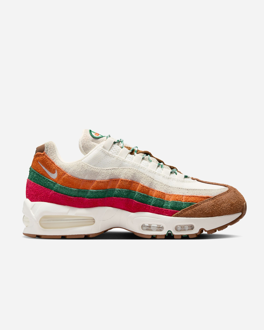 Nike Air Max 95 Big Bubble QS Sail/Metallic Silver/Total Orange IR1944-102