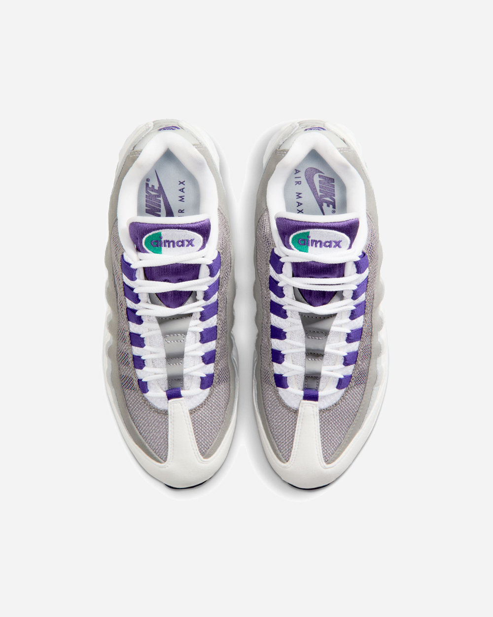 Nike Air Max 95 OG "Grape" White/Court Purple/Emerald Green HJ5996-100