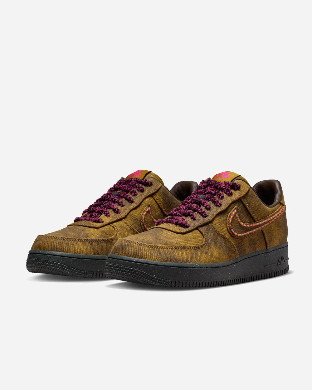 Nike Air Force 1 "Boucle" Desert Moss/Fierce Pink IO4474-300