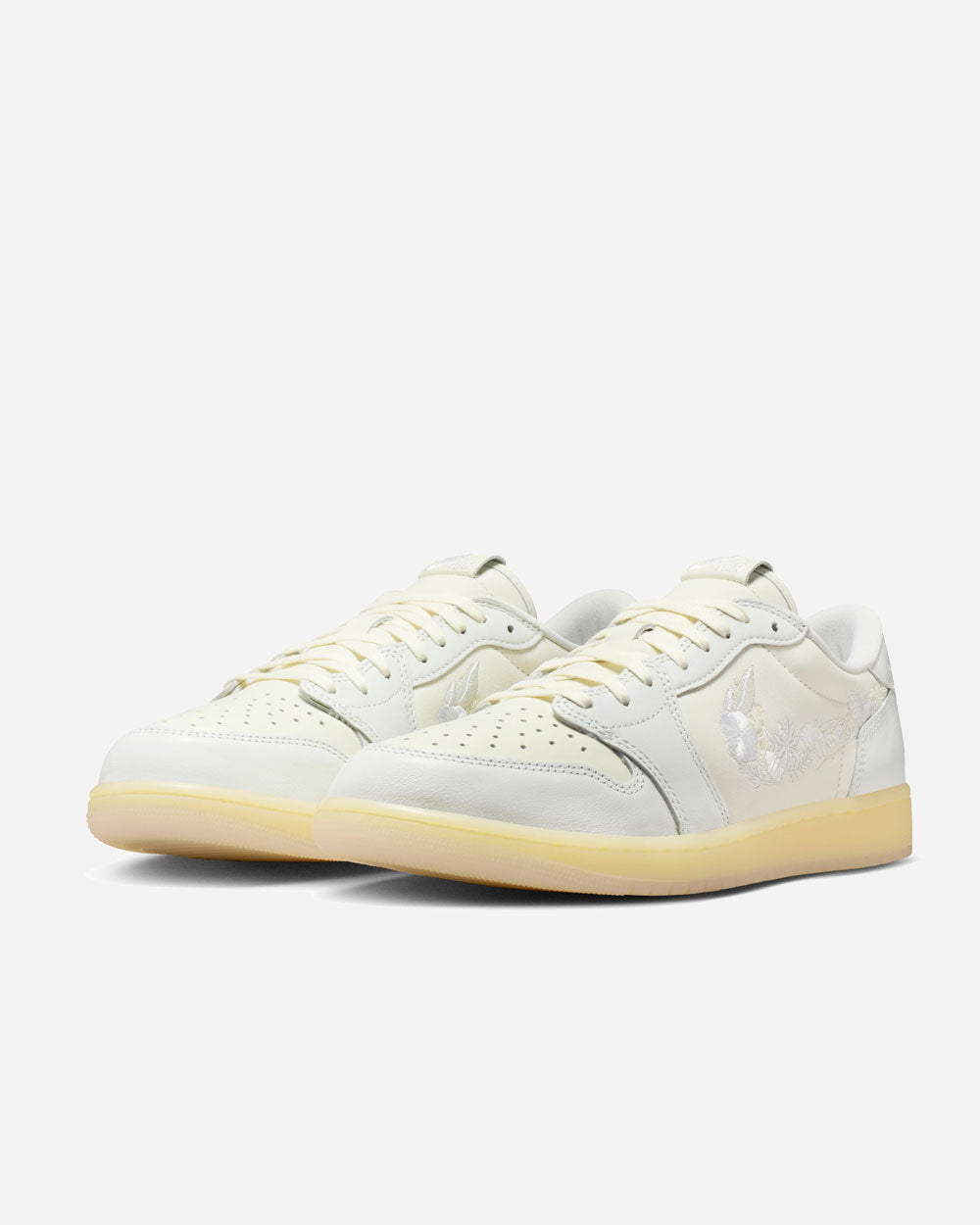 Air Jordan 1 Retro Low OG "Floral Swoosh" Sail/Off White/Coconut Milk IF4391-100