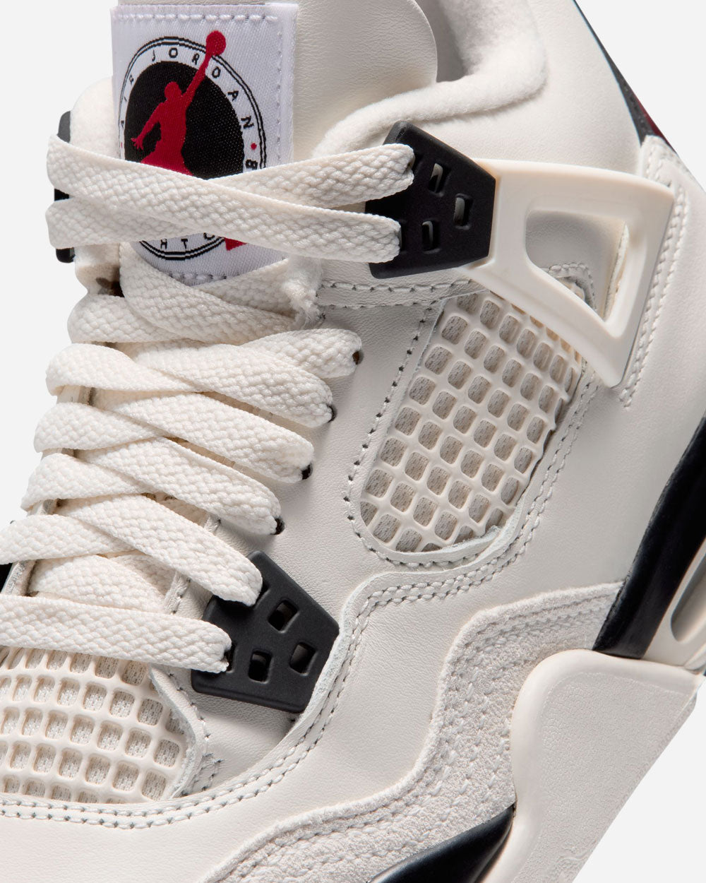 Air Jordan 4 Retro Flight Club Sail/Black/University Red GS IM4026-100