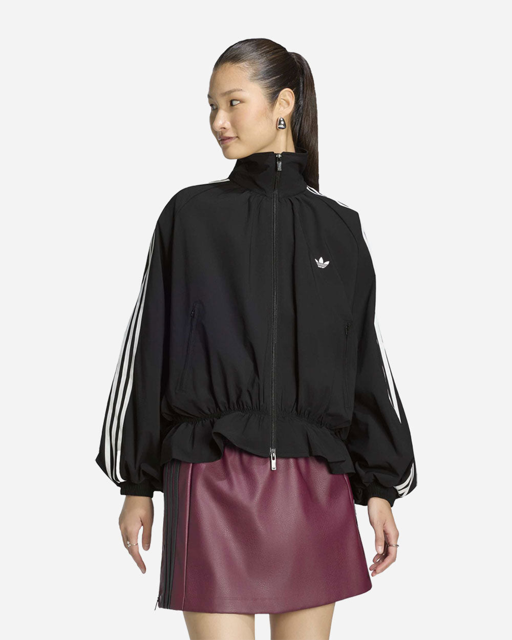 adidas Originals Blousy Oversized Track Top Black LG4075