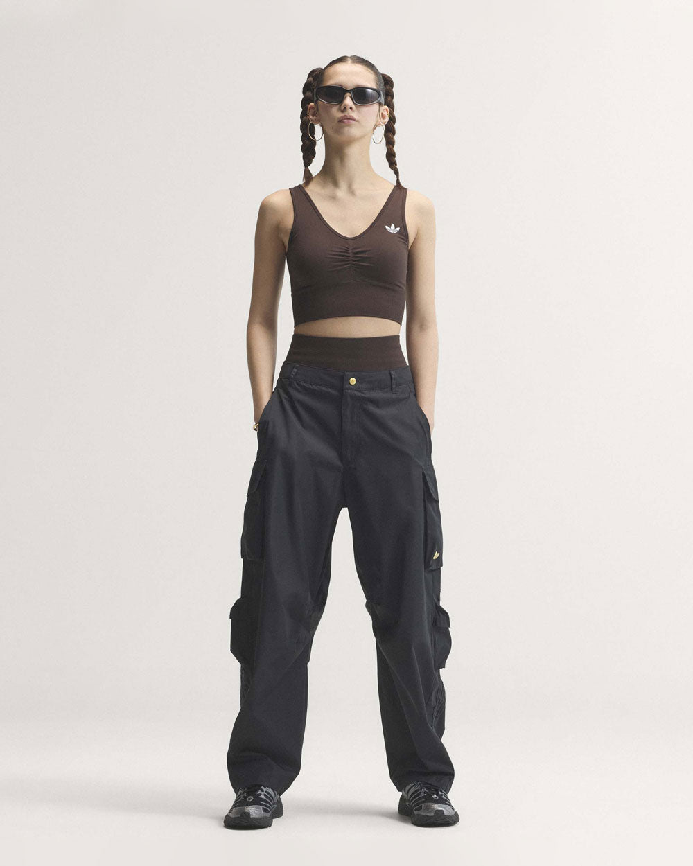 adidas Originals Seamless Bralett Aurora Coffee IA4524