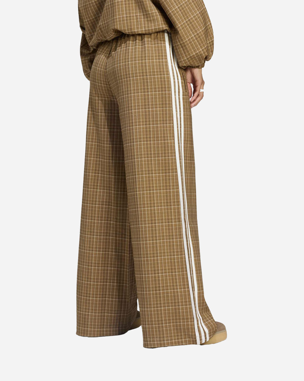 adidas Originals Check Track Pants Brown Desert LG4075