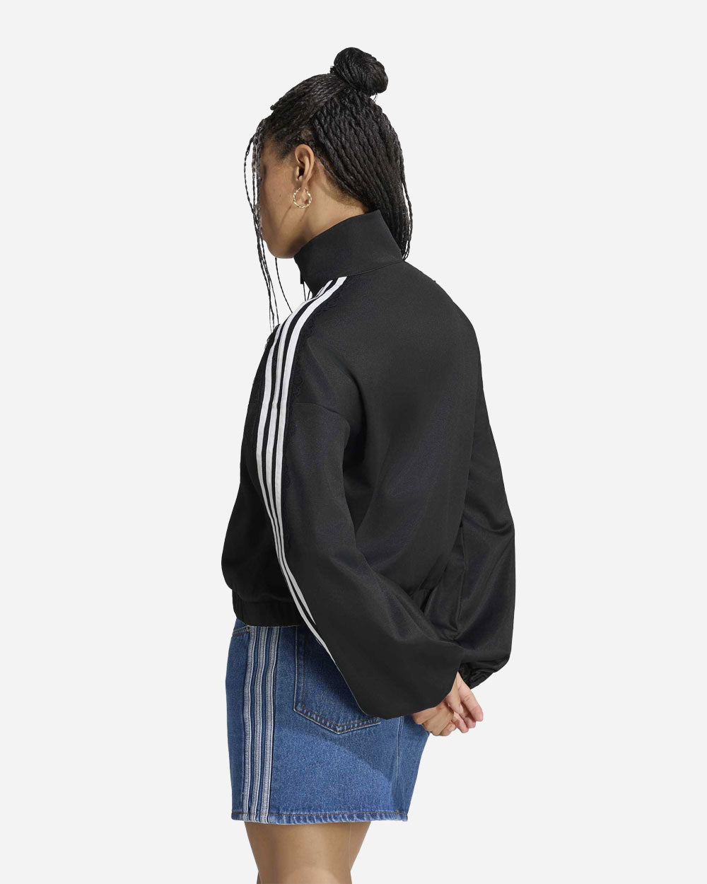 adidas Originals Lace Oversized Track Top Black LG4279