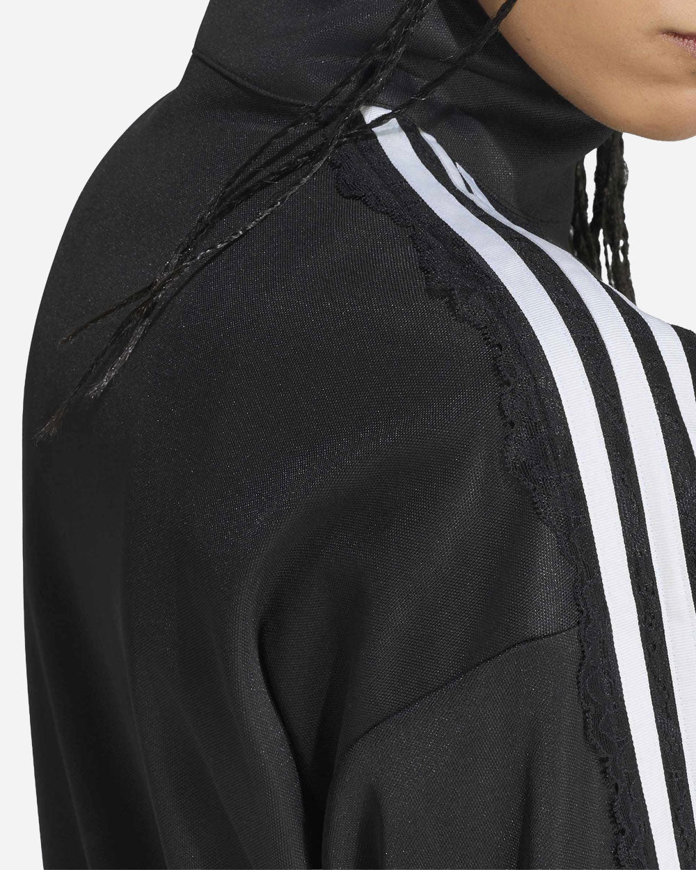 adidas Originals Lace Oversized Track Top Black LG4279