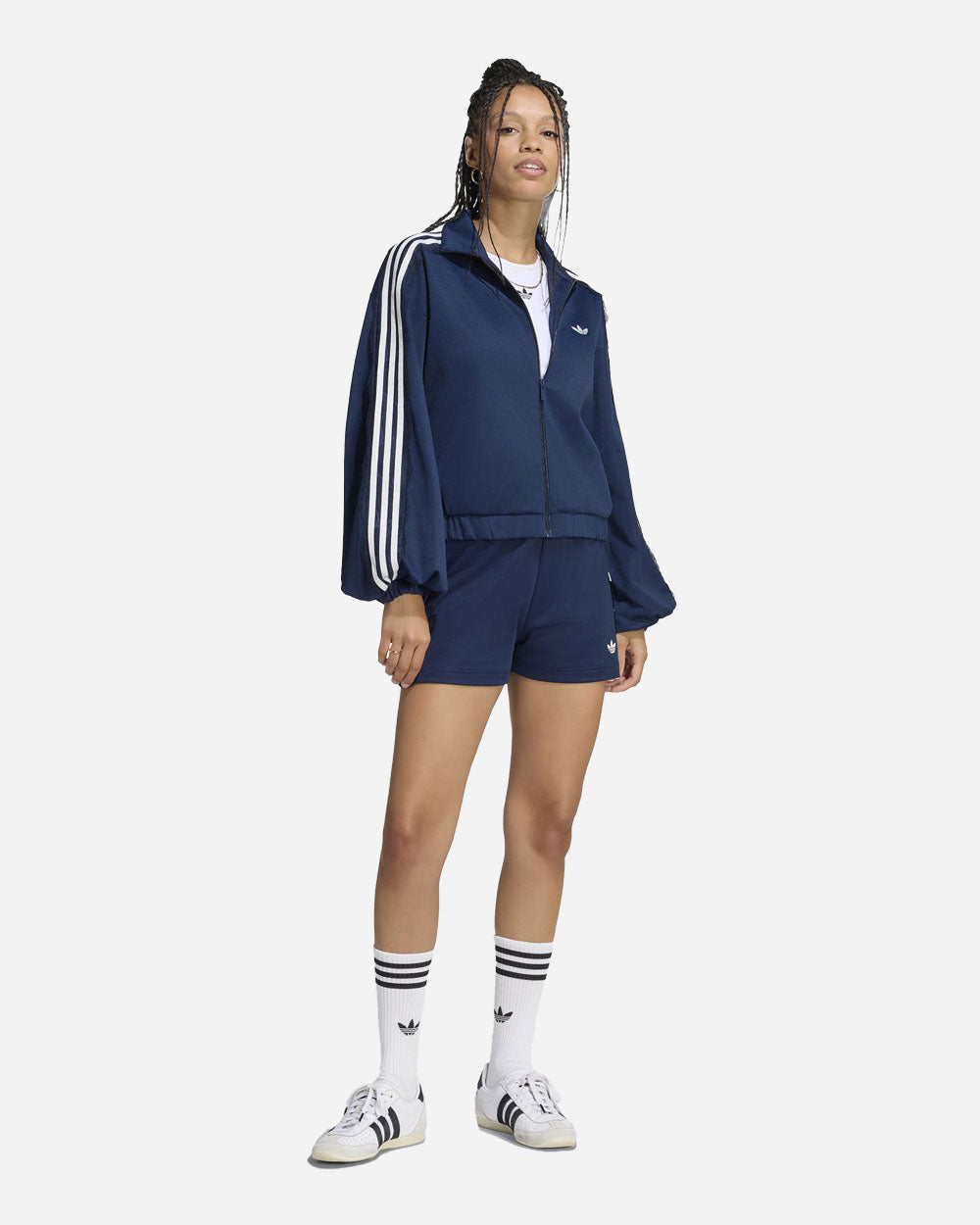 adidas Originals Lace Oversized Track Top Collegiate Navy LG4277