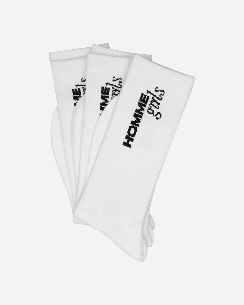 HommeGirls Hg Socks White 3 Pack HGSXB001