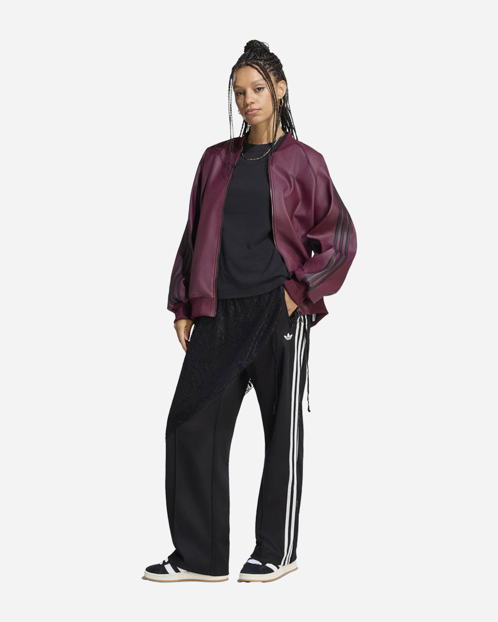 adidas Originals Lace Firebird Track Pants Black LG4271