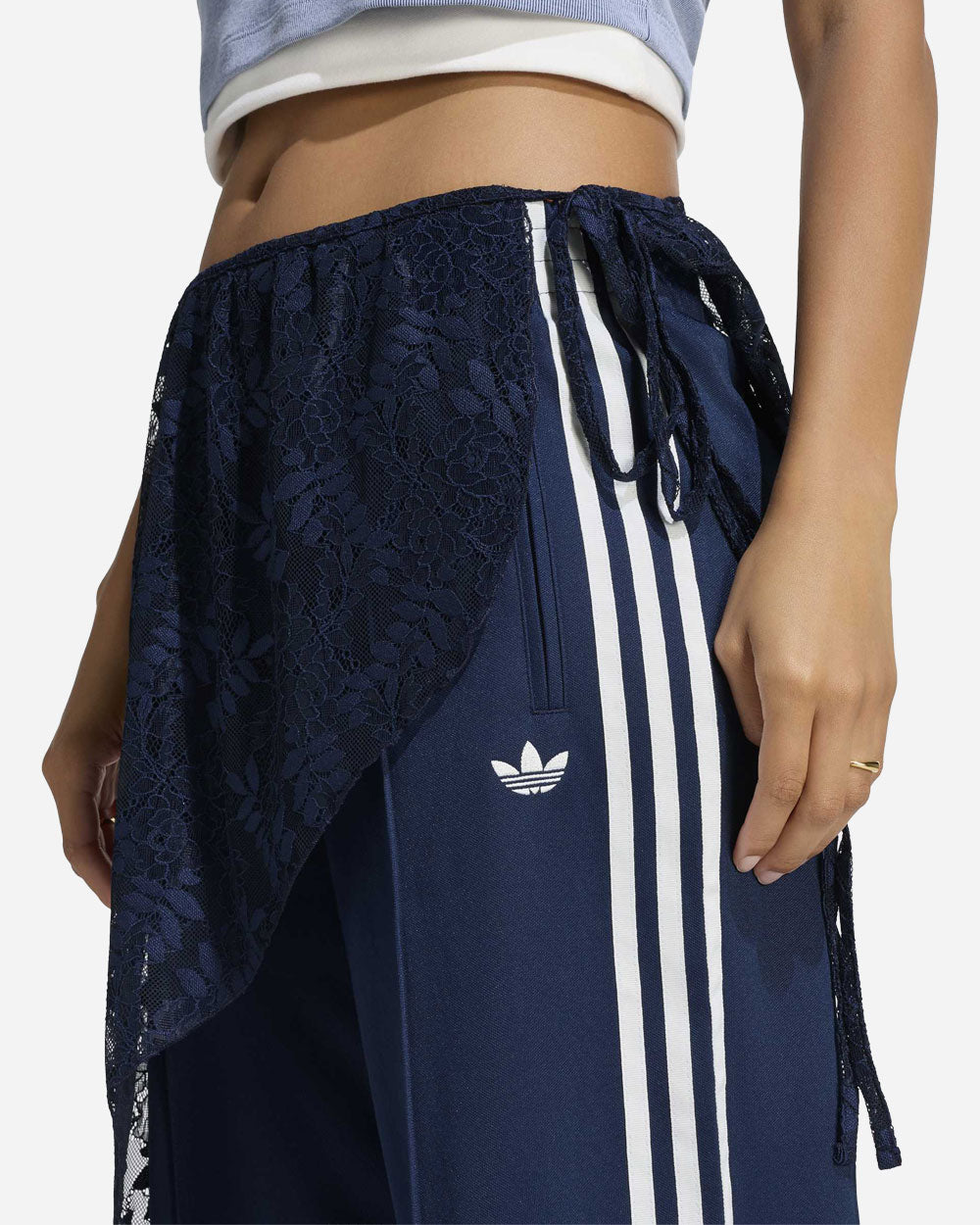 adidas Originals Lace Firebird Track Pants Collegiate Navy LG4273
