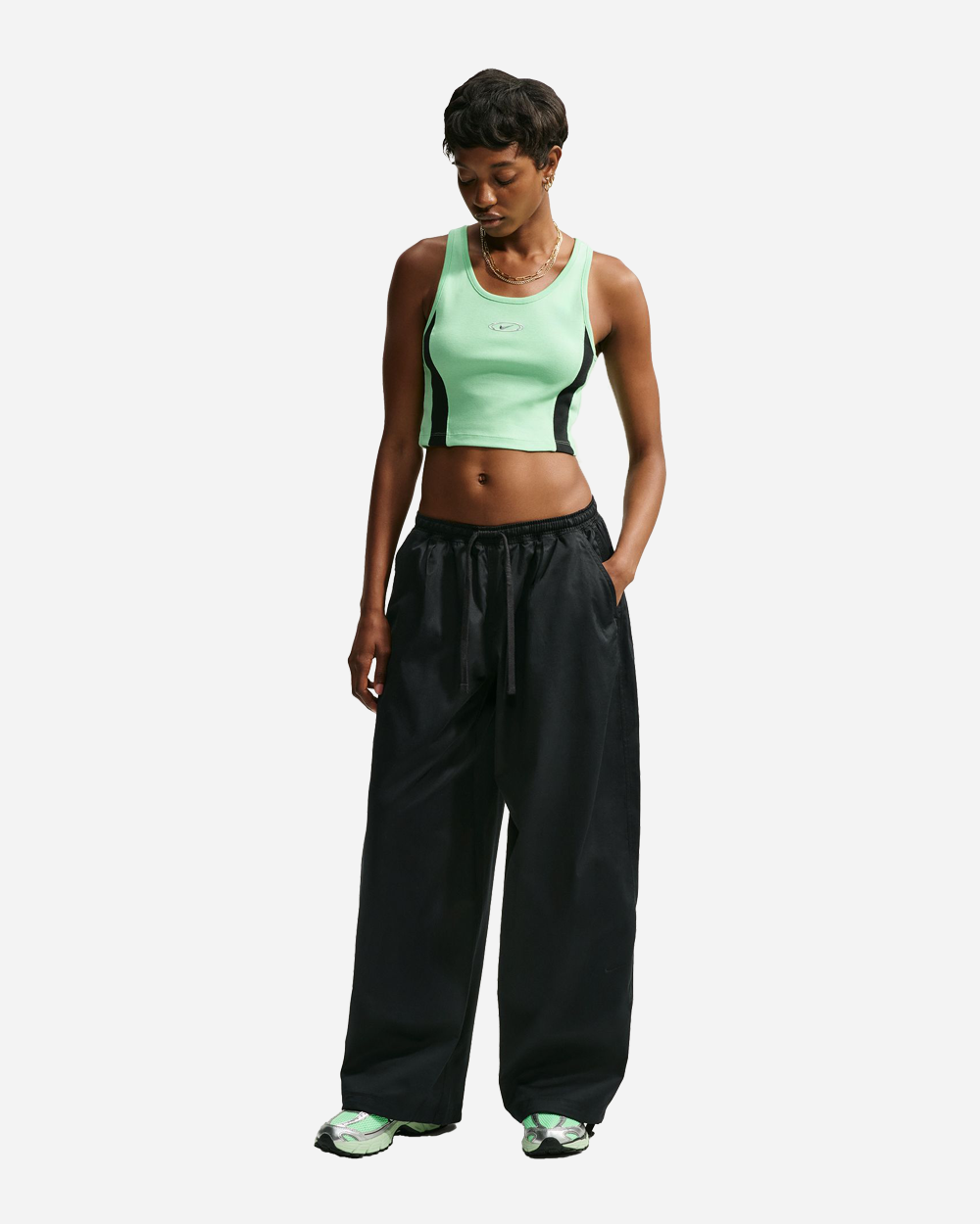 Nike Oversized Low Rise Utility Pants Black IM8409-010