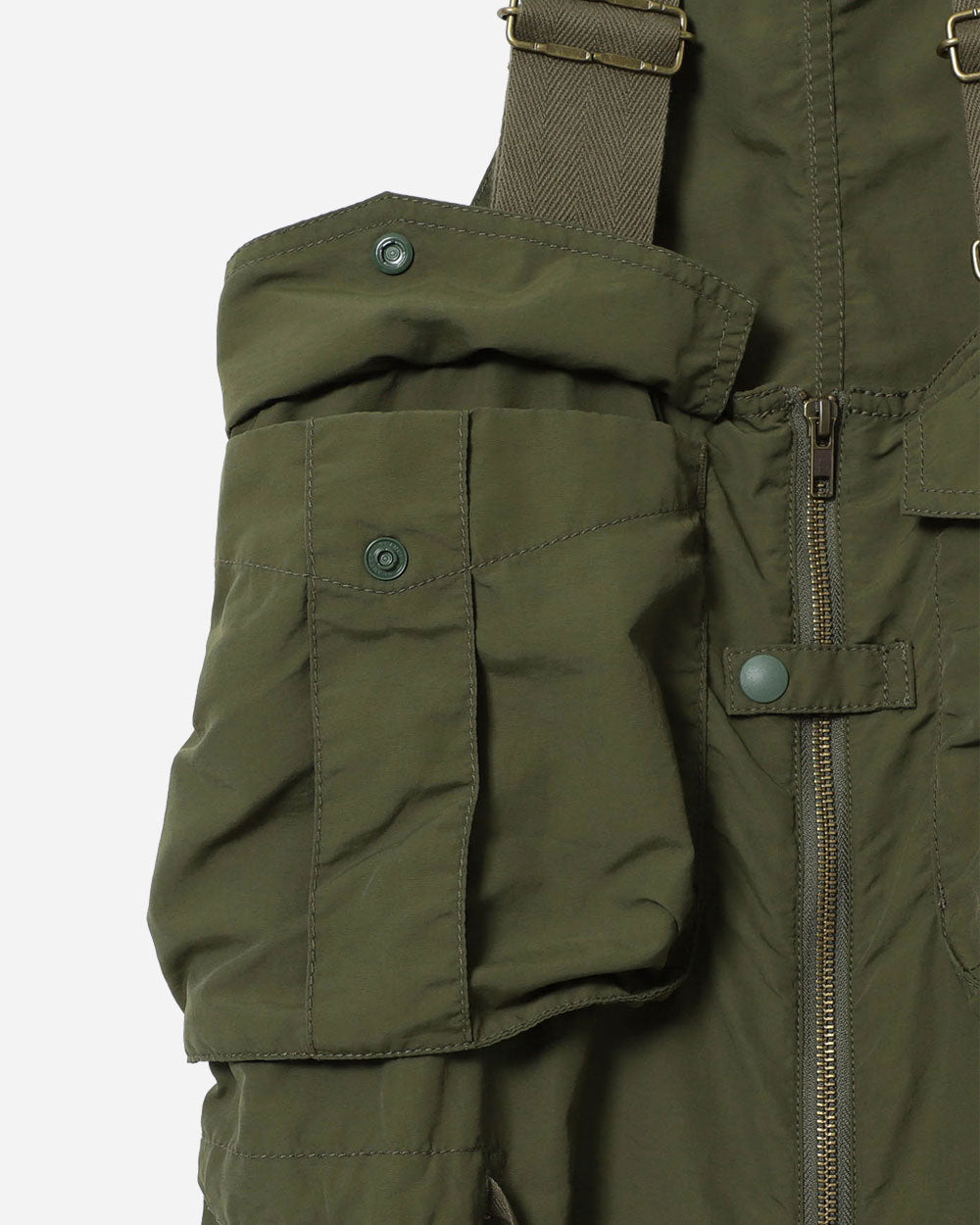 Beams Boy Nylon Fishing Dress Olive 1326-0248-120
