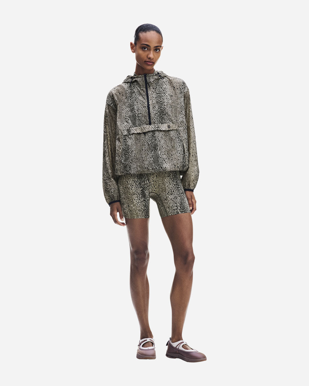 Zendaya x On Half Zip Anorak Antler/Black 1WG31625610