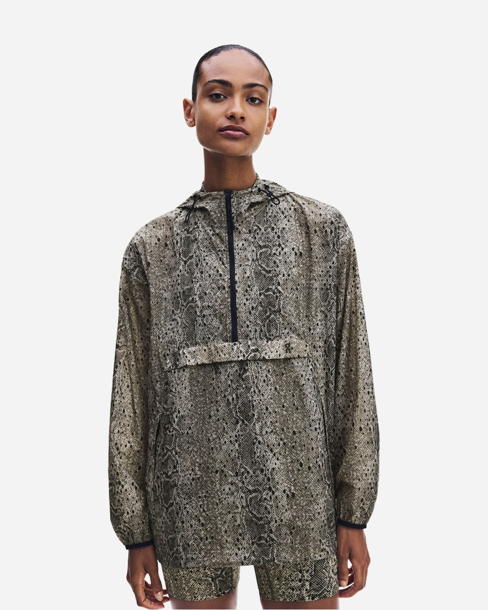 Zendaya x On Half Zip Anorak Antler/Black 1WG31625610