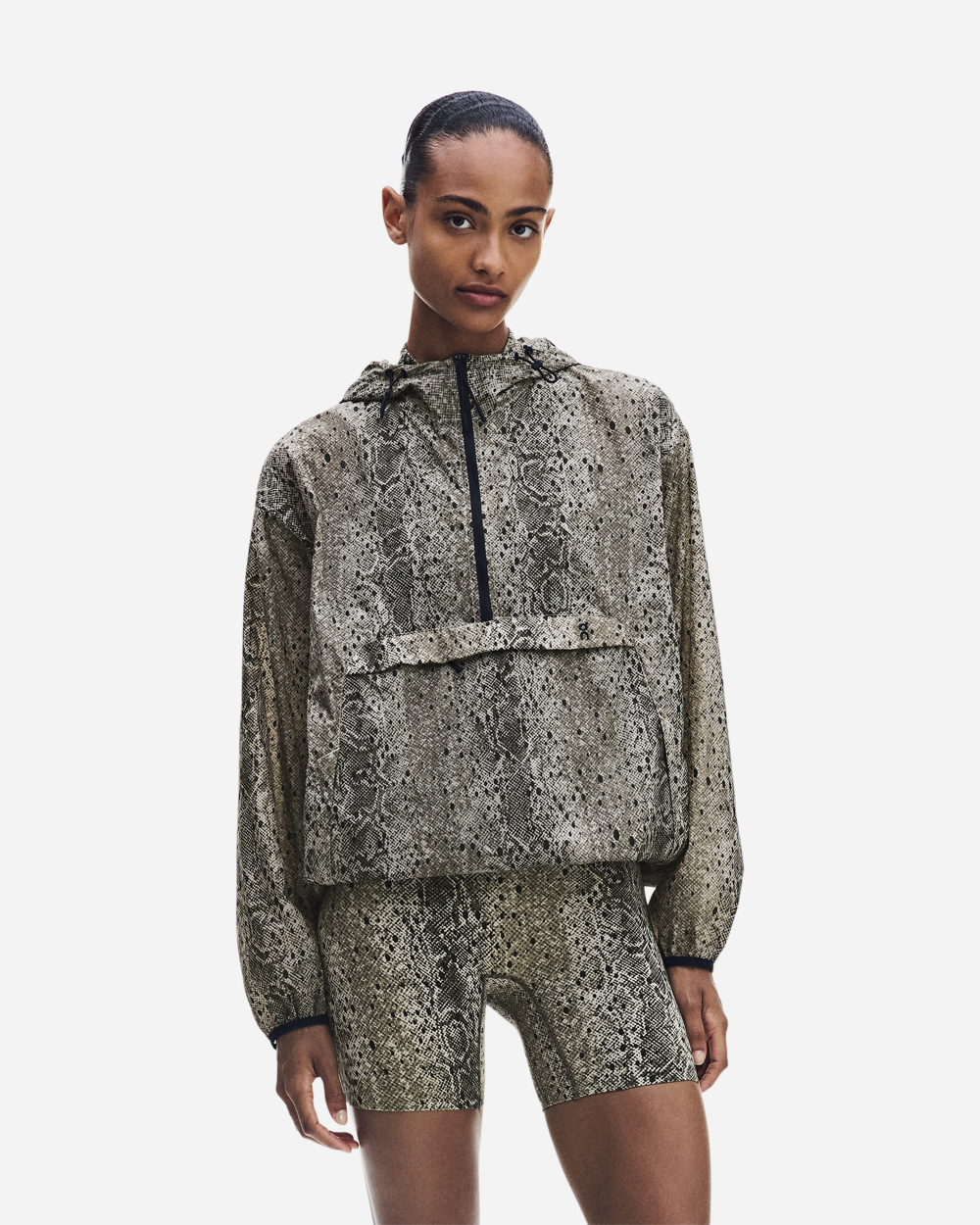 Zendaya x On Half Zip Anorak Antler/Black 1WG31625610