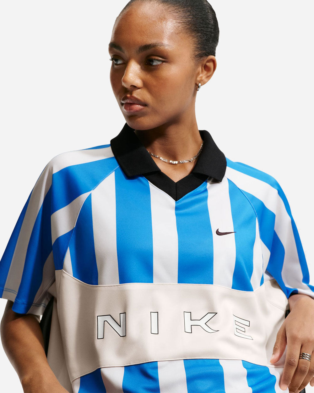 Nike Sportswear Oversized Soccer Jersey Photo Blue/Chalk IO0913-435