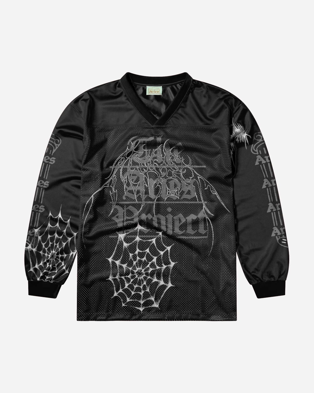 Aries The Rat Project Airtex Long Sleeve Tee Black AR40050.04