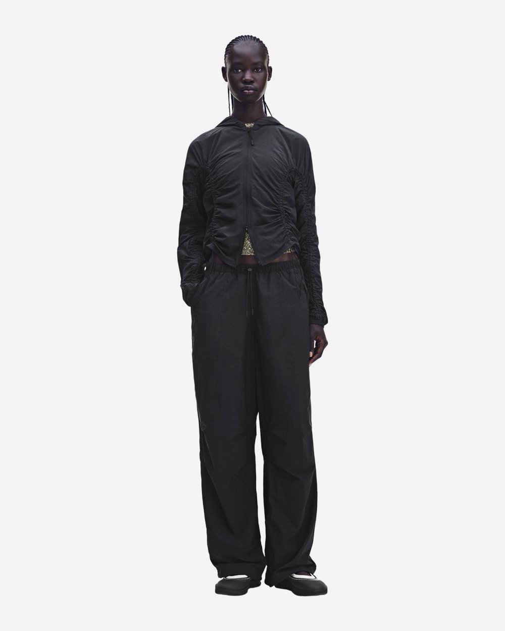 Zendaya x On Ruched Lightweight Pants Black 1WG32120553