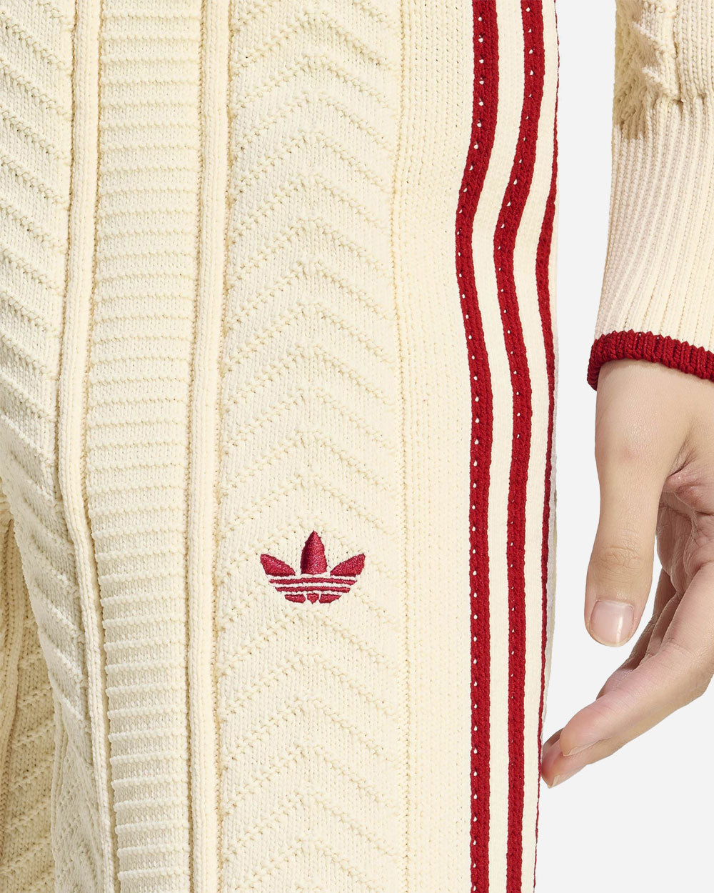 adidas Originals Sst Wide Leg Track Pants Warm Vanilla KR9625