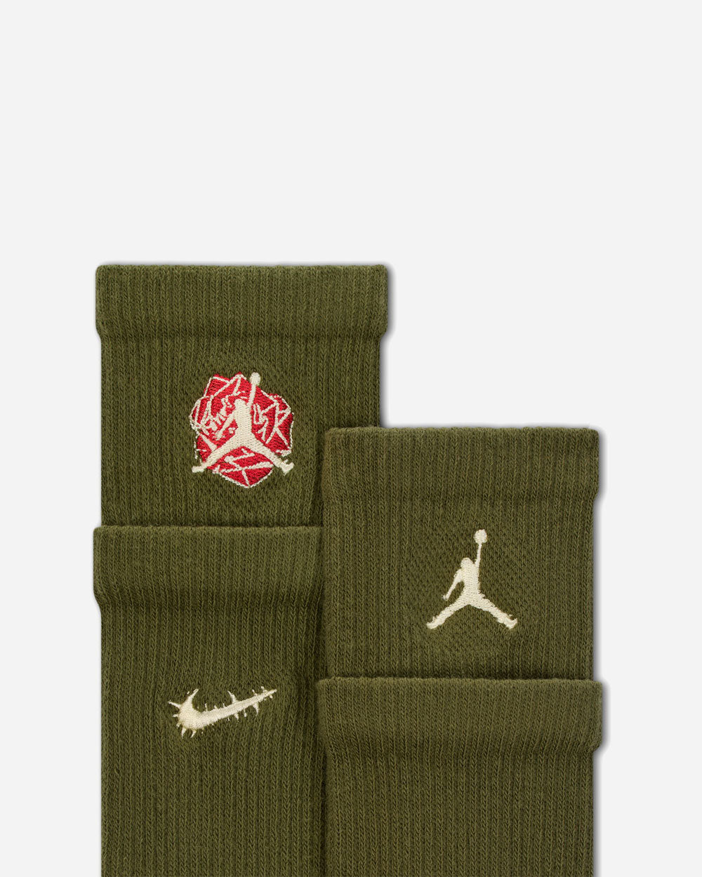 Teyana Taylor  x Jordan Cushioned Crew Socks Multi 4 Pack IO4659-900