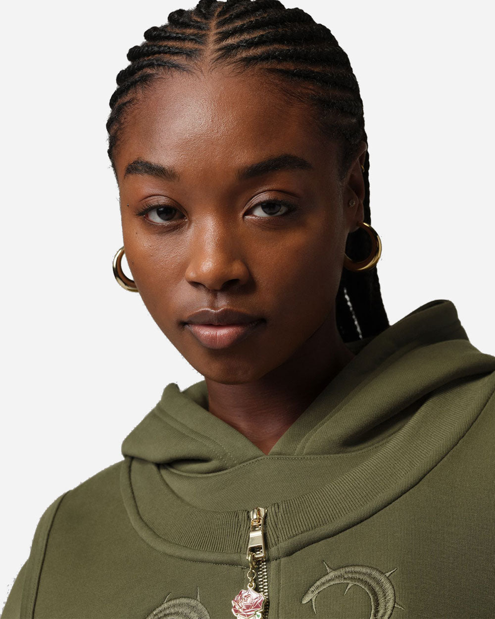 Teyana Taylor  x Jordan Fleece Hoodie Rough Green IM6257-326