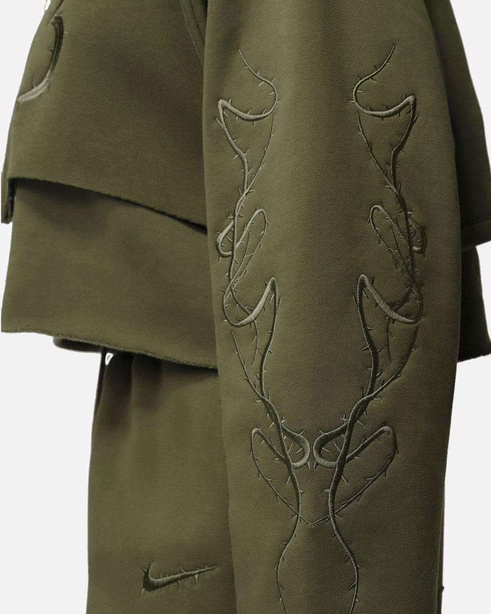 Teyana Taylor  x Jordan Fleece Hoodie Rough Green IM6257-326