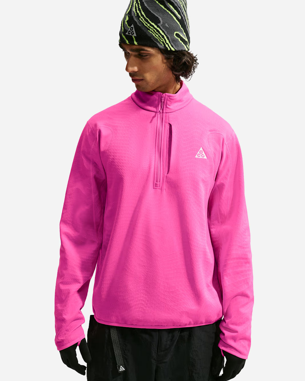 Nike ACG Wolf Grid Long Sleeve Top Desert Pink/Summit White IM4233-010