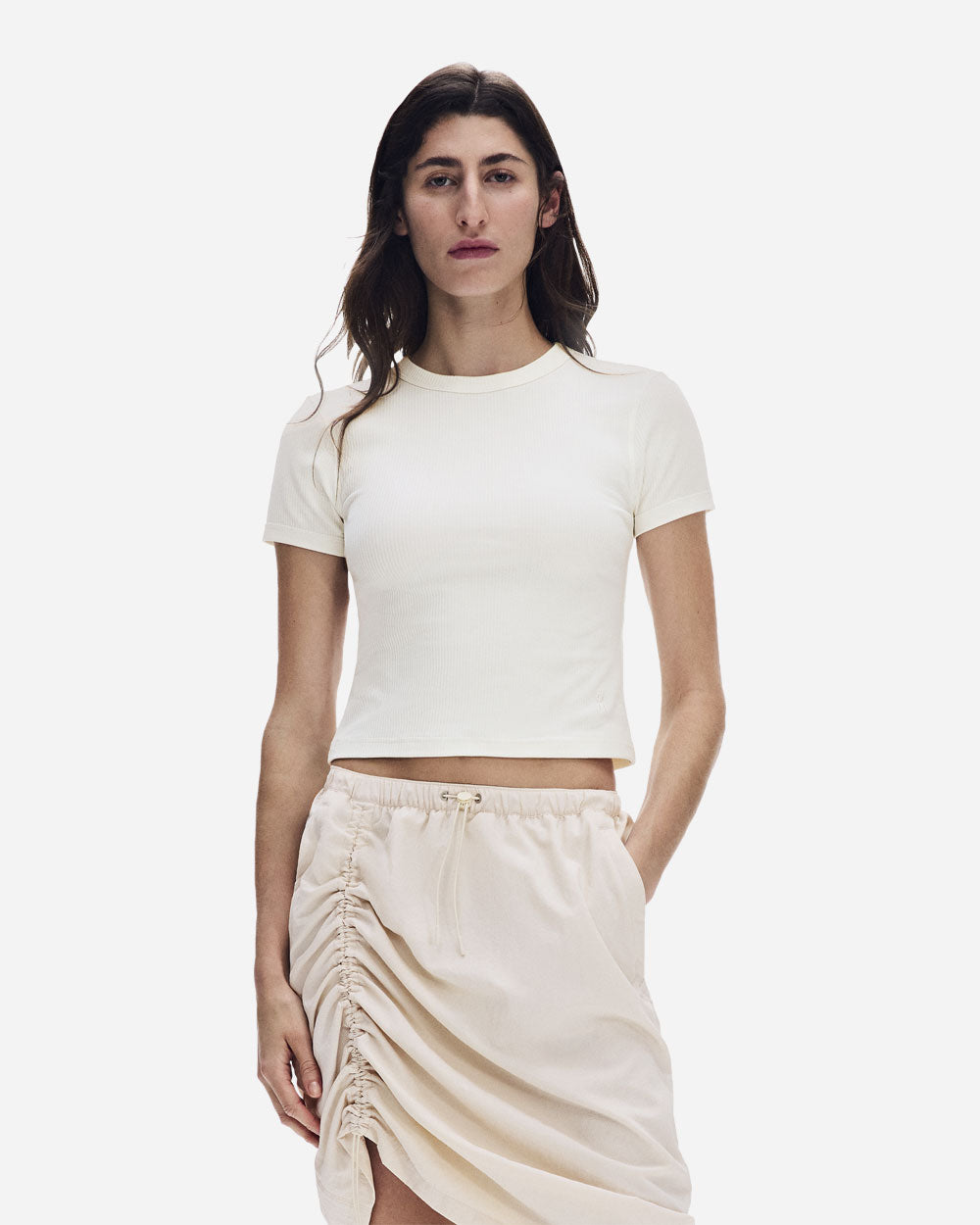 Zendaya x On Drawstring Midi Skirt Grain 1WG11915032