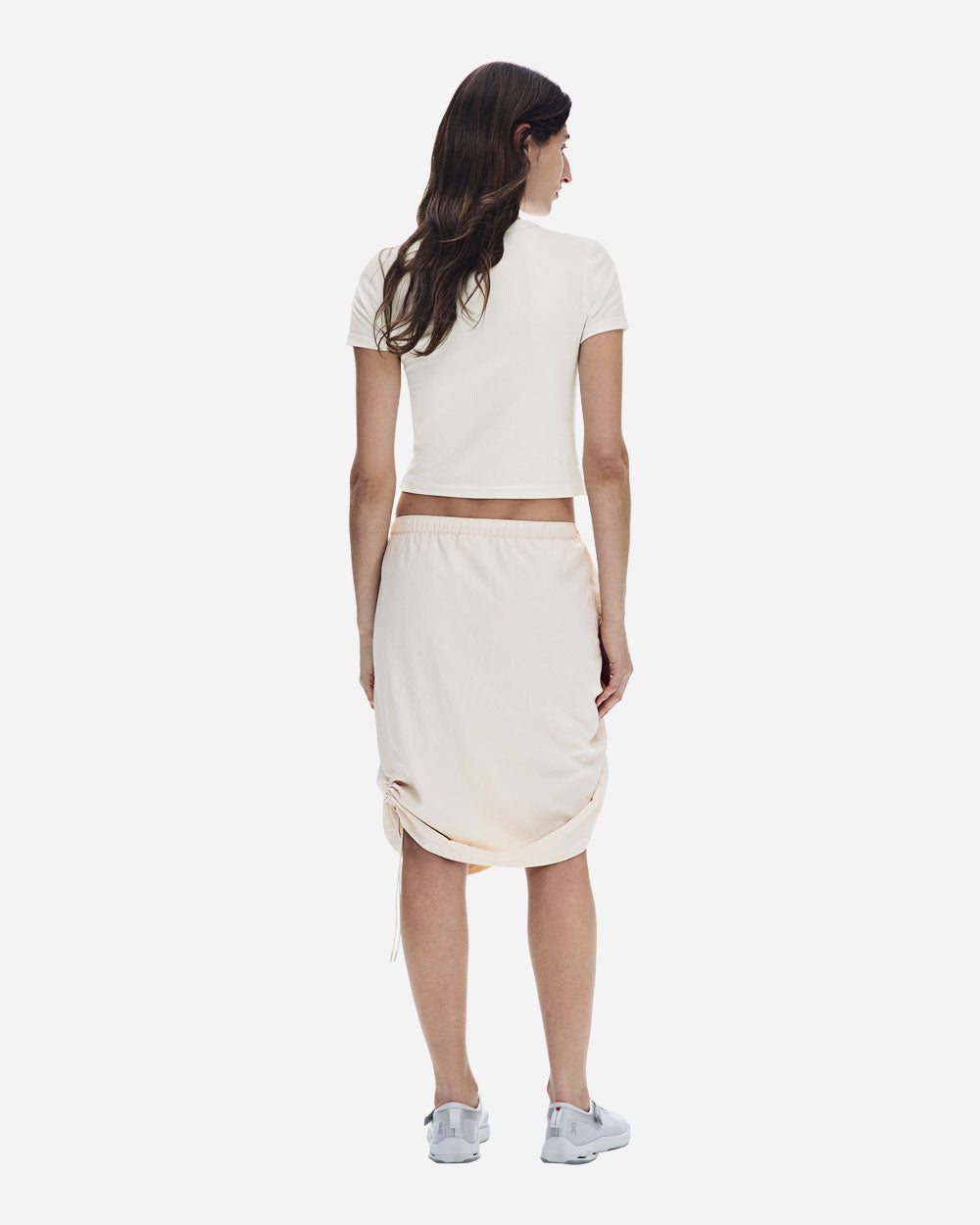 Zendaya x On Drawstring Midi Skirt Grain 1WG11915032