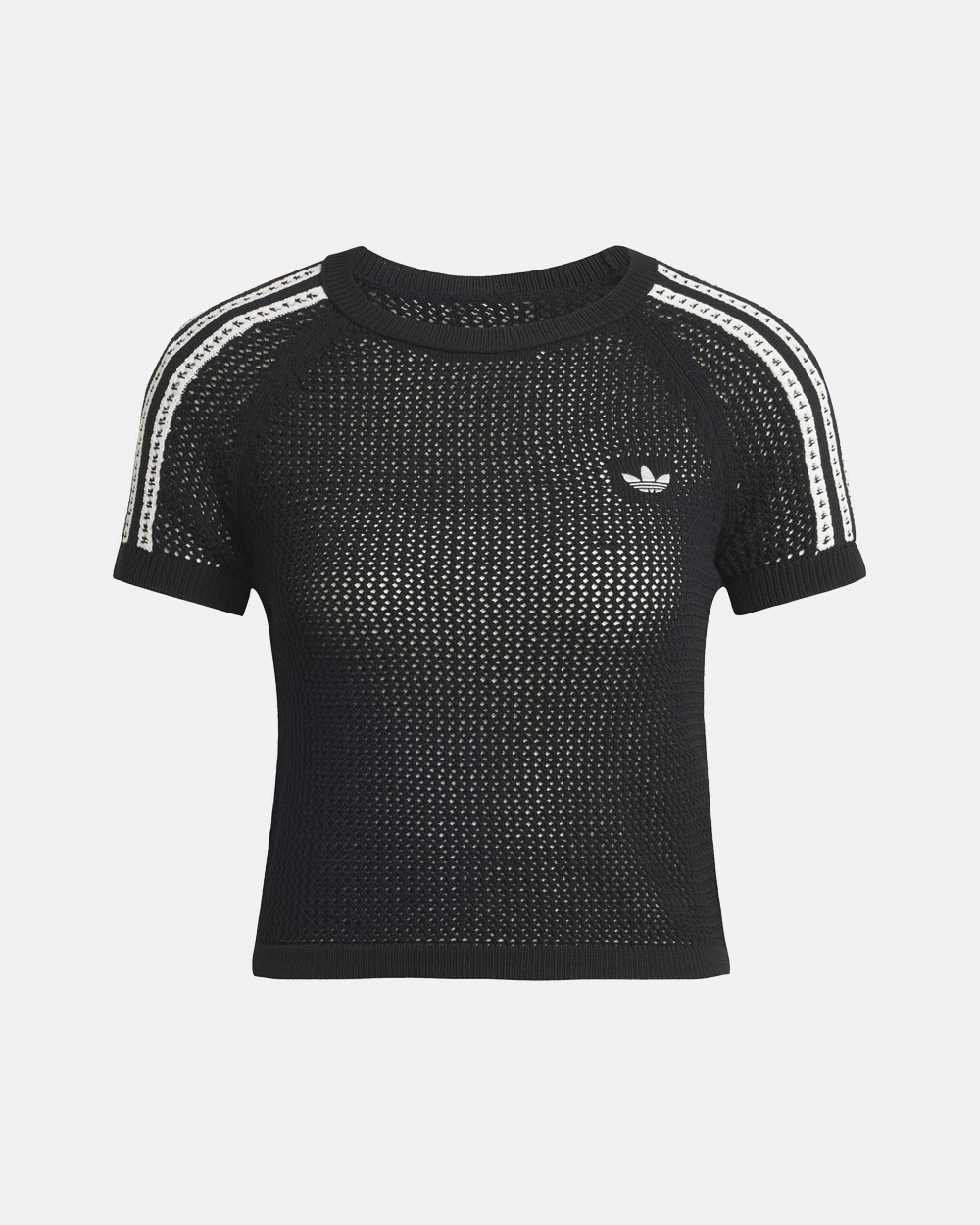 Adidas Crochet Tee Black KC6481