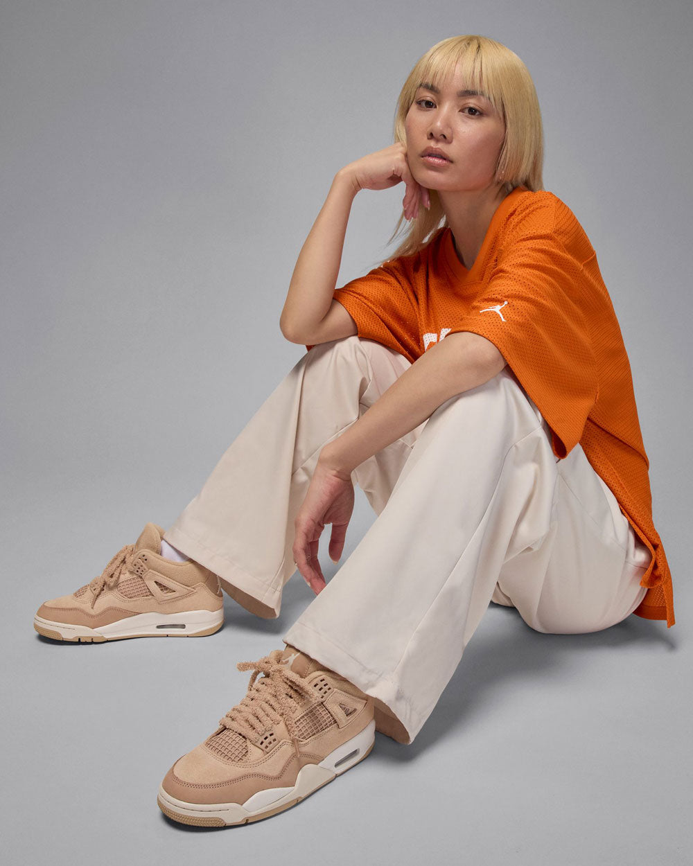 Air Jordan 4 Retro "Cosy Girl" Hemp/Light Orewood Brown HV0823-200