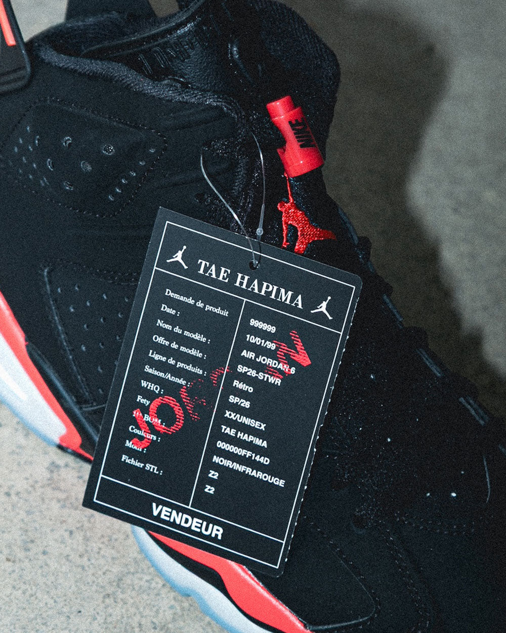 Air Jordan 6 Retro "Infrared Salesman" CT8529-001