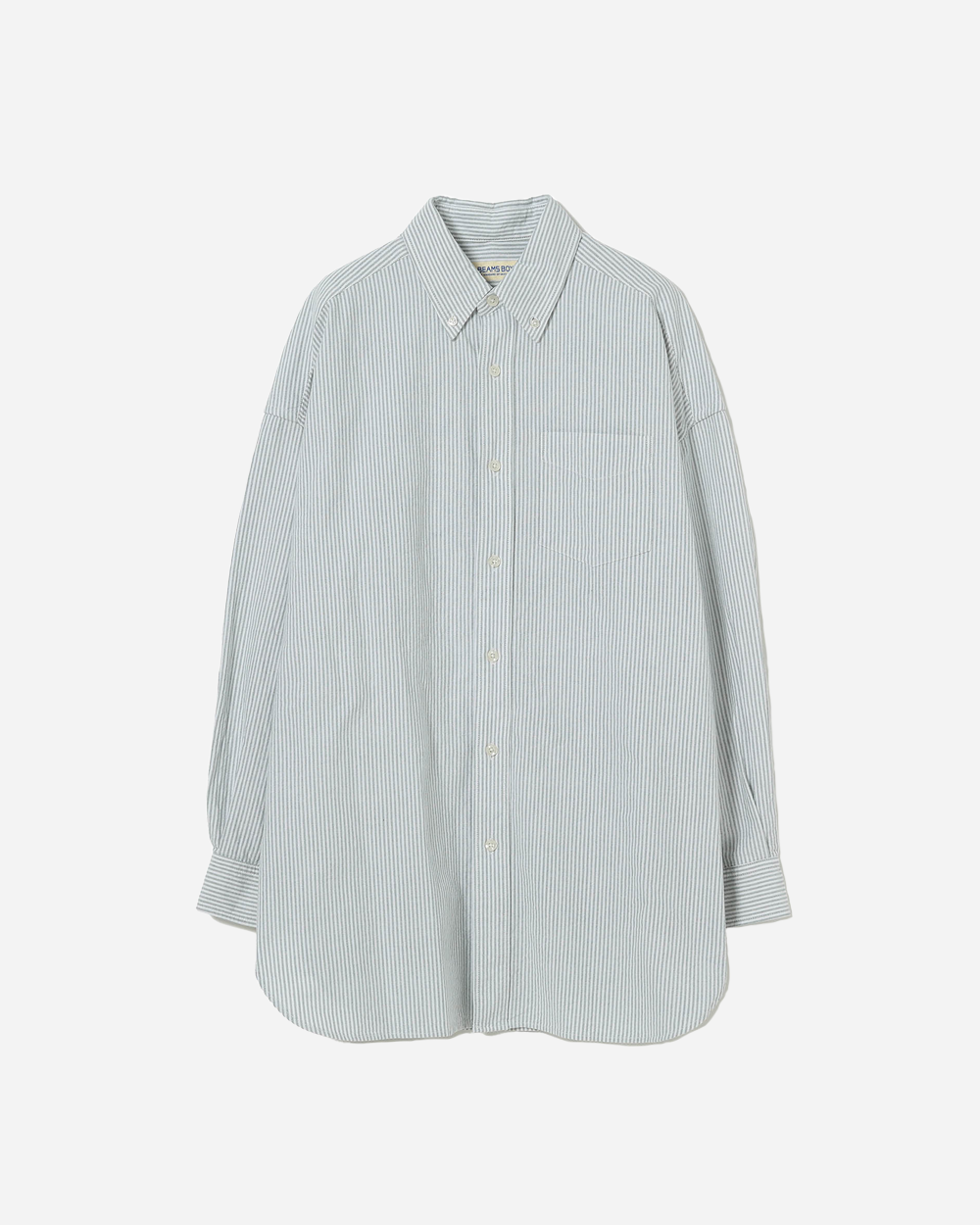 Beams Boy Big Longsleeve Shirt Green 1311-0483-247-6518
